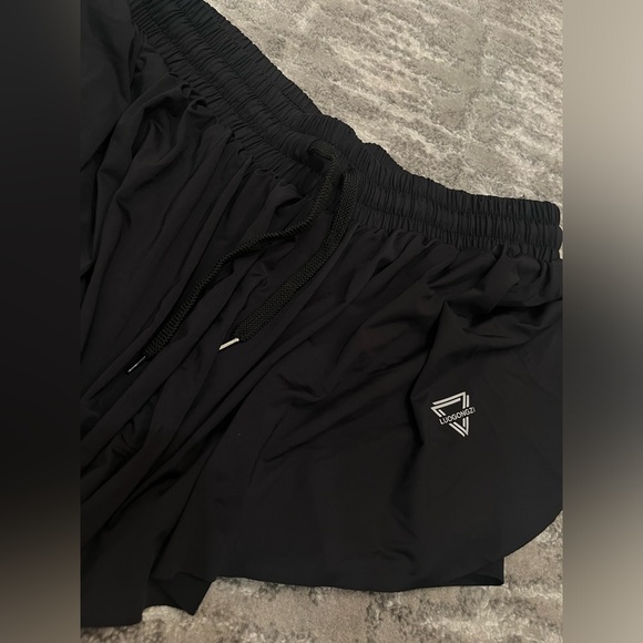 luogongzi 2 in 1 Flowy Running Butterfly Shorts - Picture 7 of 8